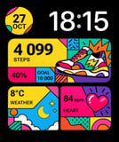 Just for Kicks watch face for Apple Watch