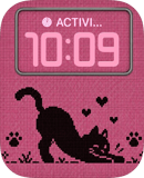 Kitten Stretch watch face preview image for Apple Watch