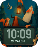 Lantern Forest Story watch face preview for Apple Watch