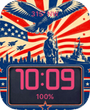 Liberty Tribute watch face preview for Apple Watch