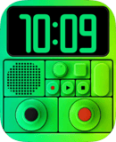 Lime Recorder watch face preview image for Apple Watch