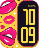 Lipstick Pop watch face preview for Apple Watch