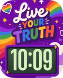 Live Your Truth watch face preview for Apple Watch