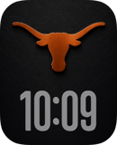 Longhorns watch face preview for Apple Watch