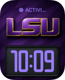 LSU Tigers watch face preview for Apple Watch
