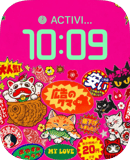 Lucky Stickers watch face preview image for Apple Watch
