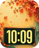 Maple Ripple Apple Watch face - Nature