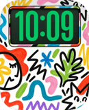 Marker Doodles Apple Watch face - Art