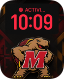 Maryland Terrapins watch face preview for Apple Watch