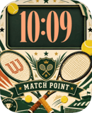 Match Point watch face preview for Apple Watch