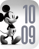 Vintage Mickey watch face preview for Apple Watch