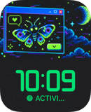 Midnight Moth watch face preview image for Apple Watch