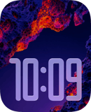 Molten Reef watch face preview image for Apple Watch
