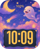 Moon Whale watch face preview for Apple Watch