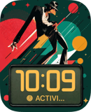 Moonwalk Pop watch face preview for Apple Watch