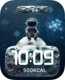 Moonwalker Drift watch face preview for Apple Watch