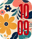 Mustard Daisy Apple Watch face - Nature