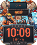Naruto Shinobi Squad watch face preview for Apple Watch