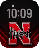 Nebraska Huskers watch face preview for Apple Watch