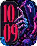 Neon Coffin Apple Watch face - Holidays