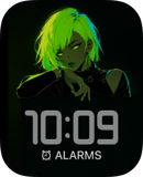 Neon Gaze watch face preview image for Apple Watch