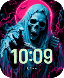 Neon Reaper Apple Watch face - Holidays