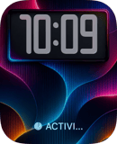 Neon Ribbon watch face preview for Apple Watch