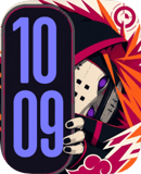 Nezuko Pink Demon watch face preview for Apple Watch