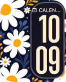 Night Daisies watch face preview for Apple Watch