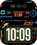 Night Module watch face preview for Apple Watch