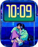 Night Train watch face preview image for Apple Watch