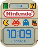 Nintendo Pixel Icons watch face preview for Apple Watch