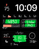 Notebook Highlight watch face preview for Apple Watch