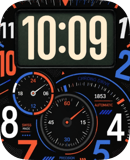 Number Dash watch face preview for Apple Watch