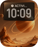 Ochre Rings Apple Watch face - Space and Sci-Fi