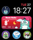 Oddballs watch face preview image for Apple Watch