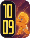 Olympian Glow watch face preview image for Apple Watch