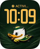 Oregon Ducks watch face preview for Apple Watch