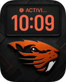 Oregon State watch face preview for Apple Watch