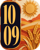 Paper Sun Apple Watch face - Nature