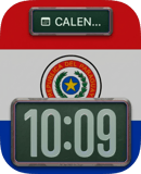 Paraguay Flag watch face preview for Apple Watch