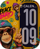 Peace Bro Street Art watch face preview for Apple Watch