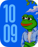 Pepe Blue watch face preview for Apple Watch