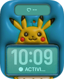 Pikachu Blue watch face preview for Apple Watch