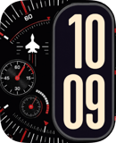 Pilot Gauge watch face preview for Apple Watch