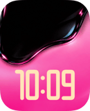 Pink Ink watch face preview image for Apple Watch