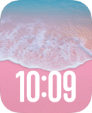 Pink Tide watch face preview image for Apple Watch