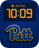 Pitt watch face preview for Apple Watch