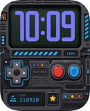 Pixel Deck watch face preview for Apple Watch