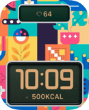 Pixel Mosaic watch face preview for Apple Watch